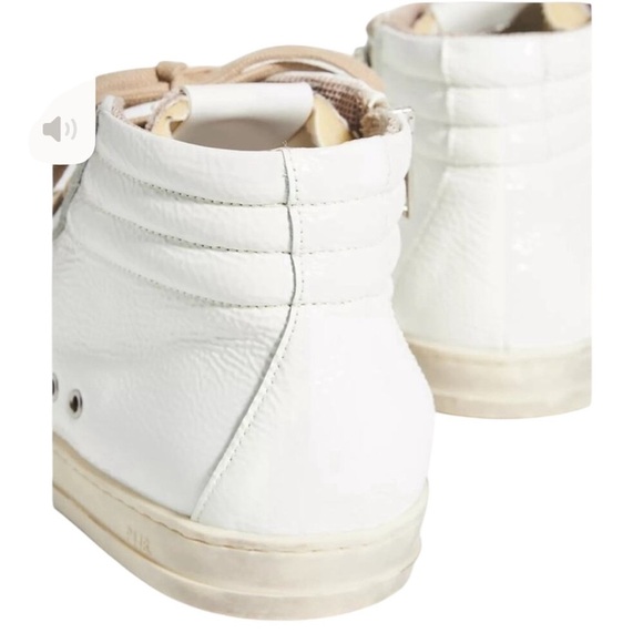 P448 Women's Sneakers in White and Tan - Picture 5 of 12